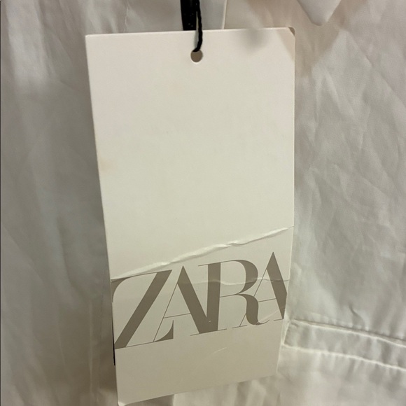 NWT Zara White Cropped Top in Sz XS - Picture 5 of 14
